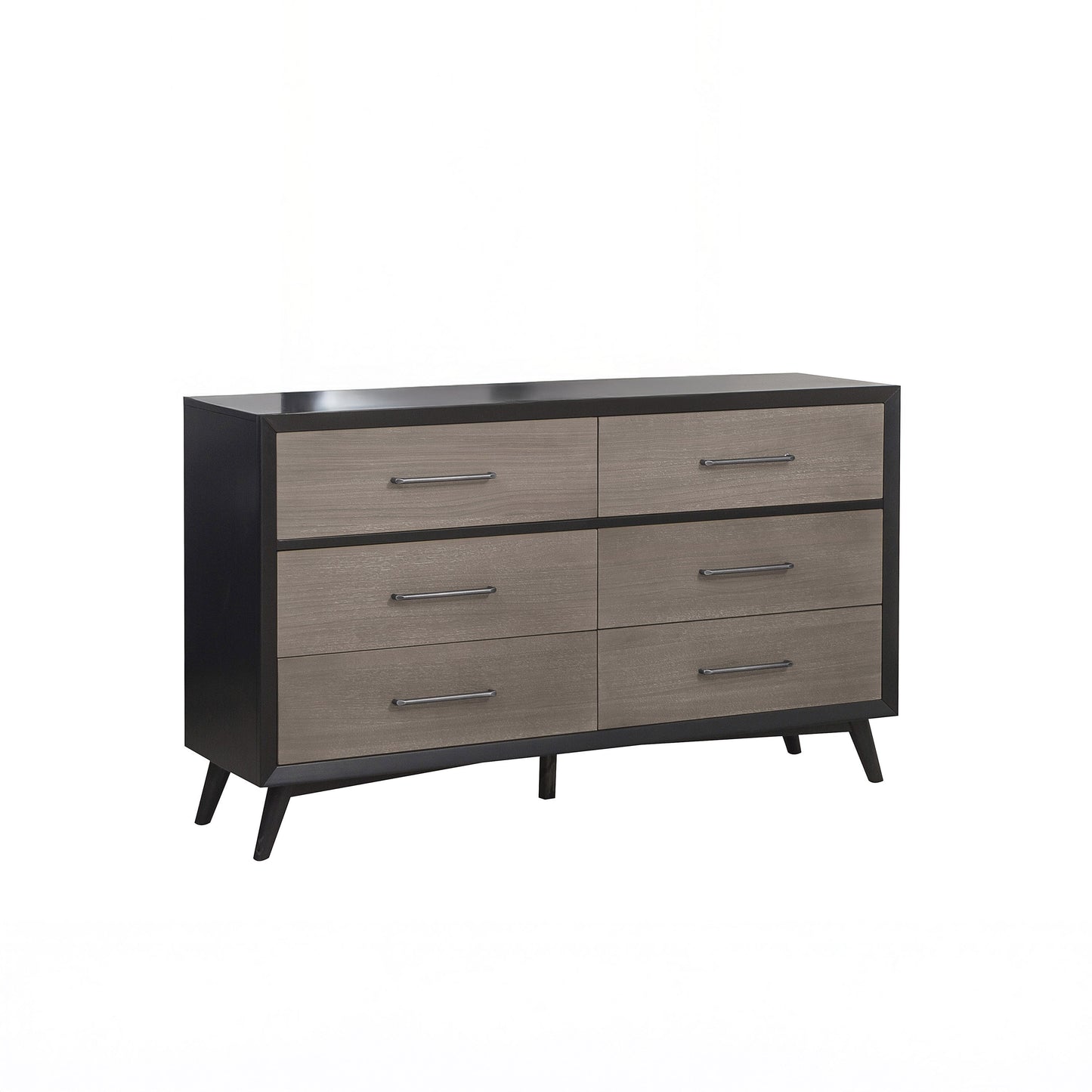 2 Tone 6 Drawer Dresser