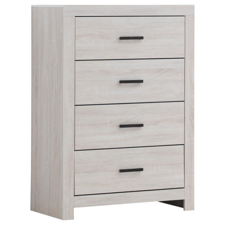 4 Drawer Chest - Coastal White