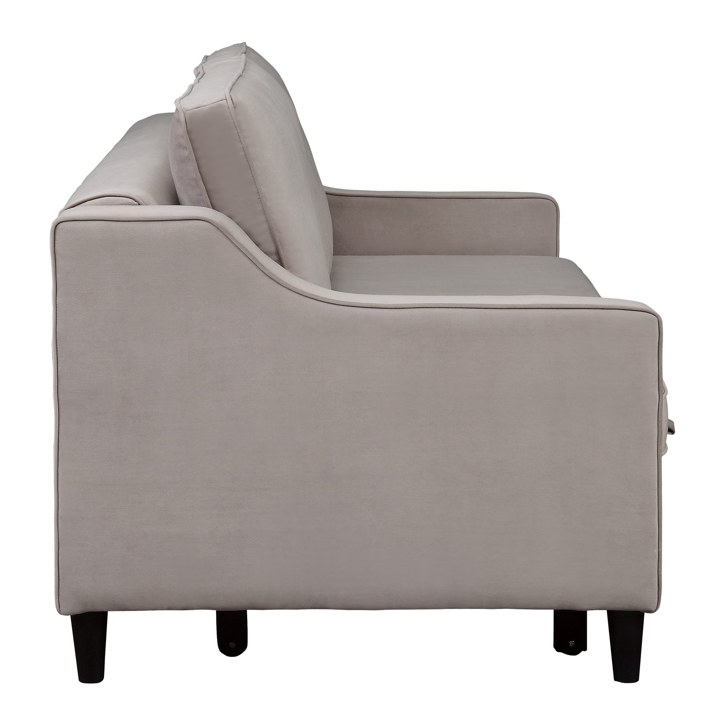 Velvet Convertible Studio Sofa