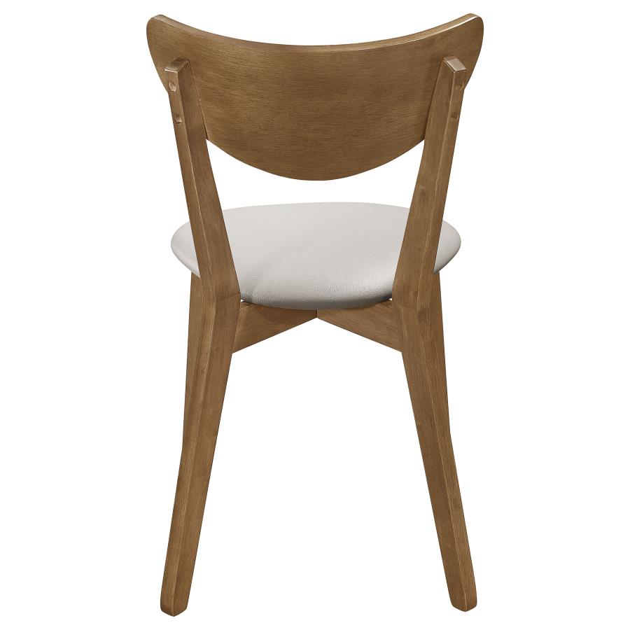 Wood Dining Side Chair Chestnut (Set of 2)