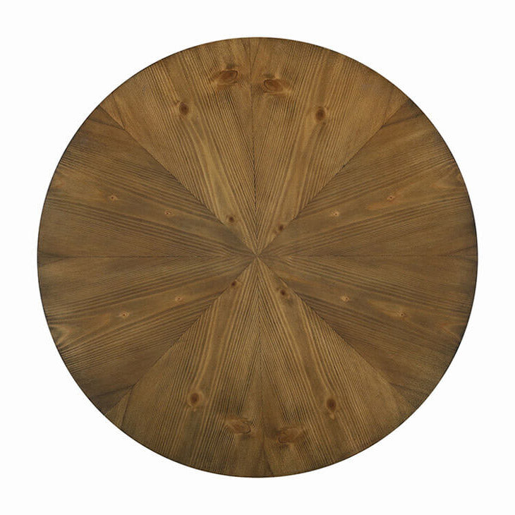 Dark Brown & Black Mid-Century End Table