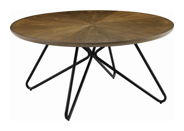Brown & Black Mid-Century Coffee Table