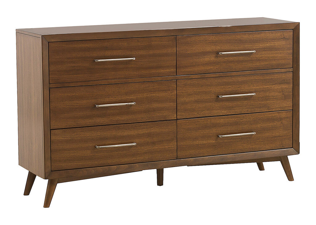 6 Drawer Wood Dresser