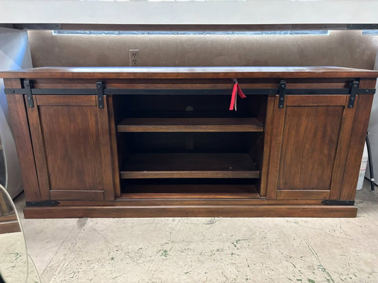 Brown Farmhouse Style TV Stand