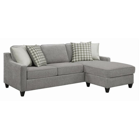 Gray Reversible Sectional Sofa