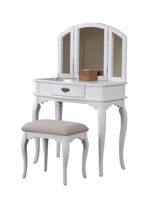 Small White Vanity Set