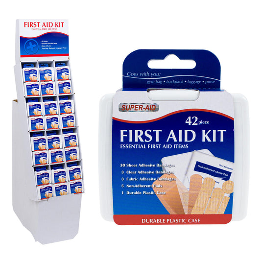 Aid United 42pc First Aid Kit Display