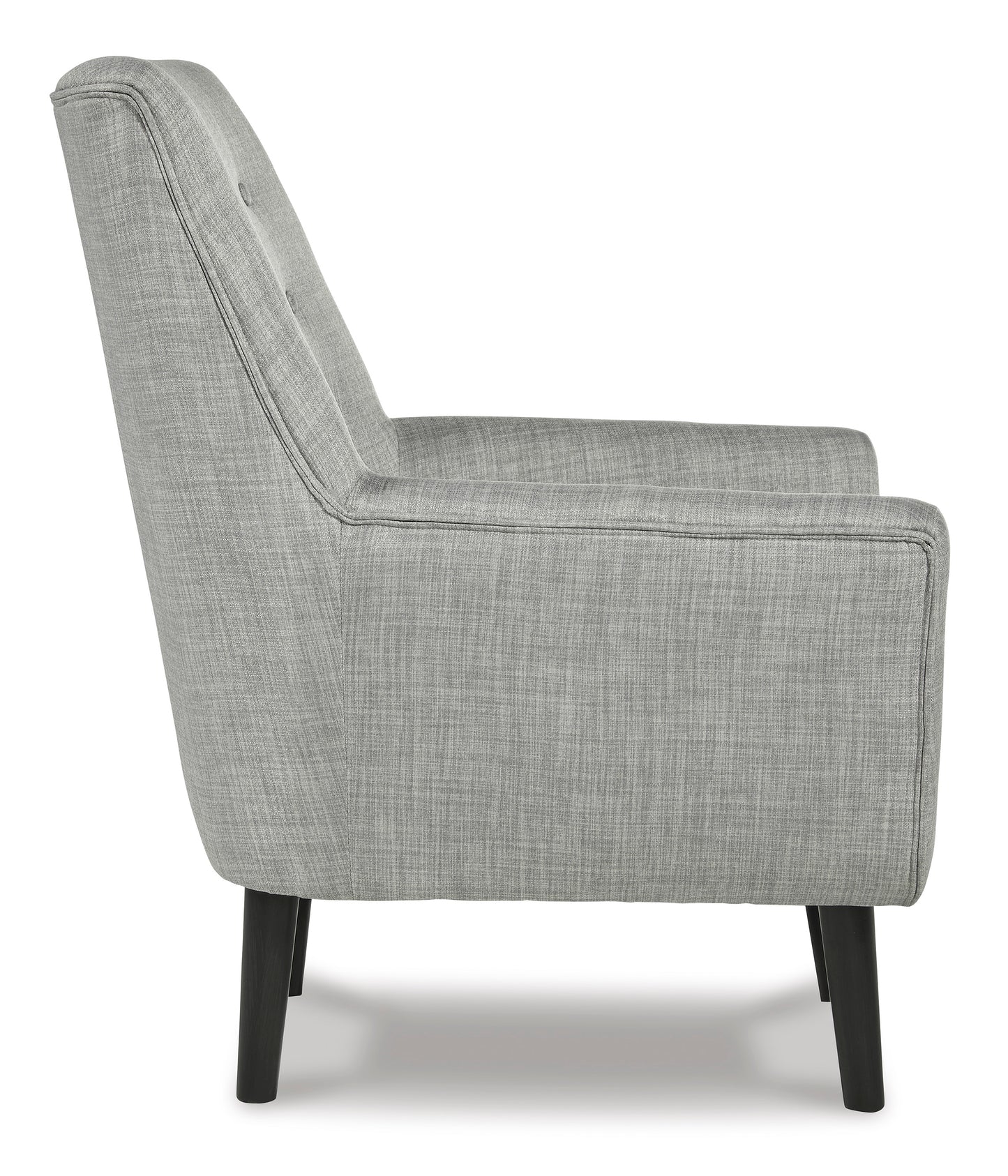 Gray Upholstered Mid Century Modern Chair