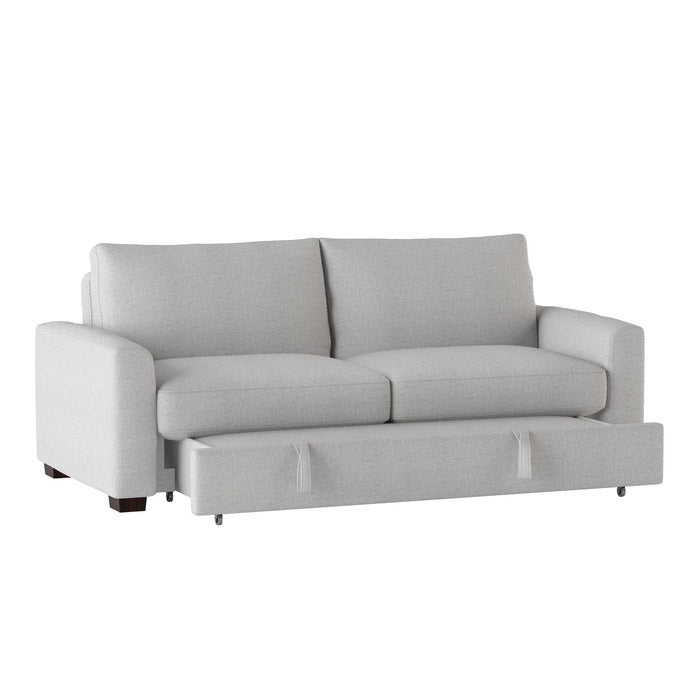Gray Mid-Century-Inspired Sofa Bed