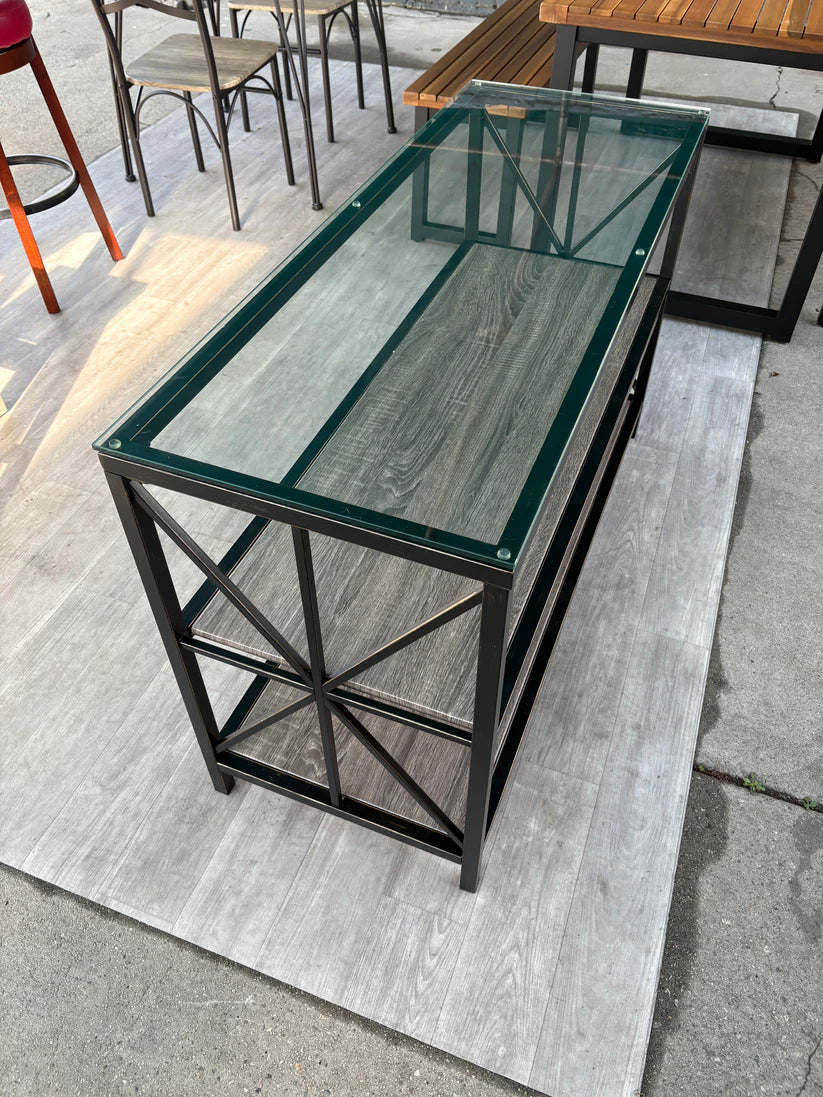 Glass Console Table