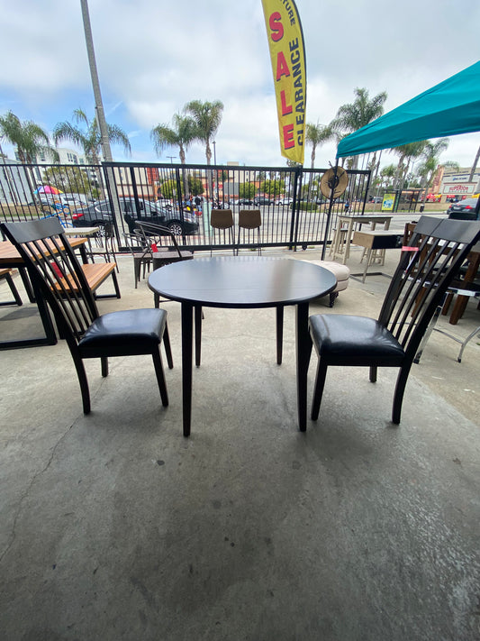 3PC Dining Table Set -Espresso