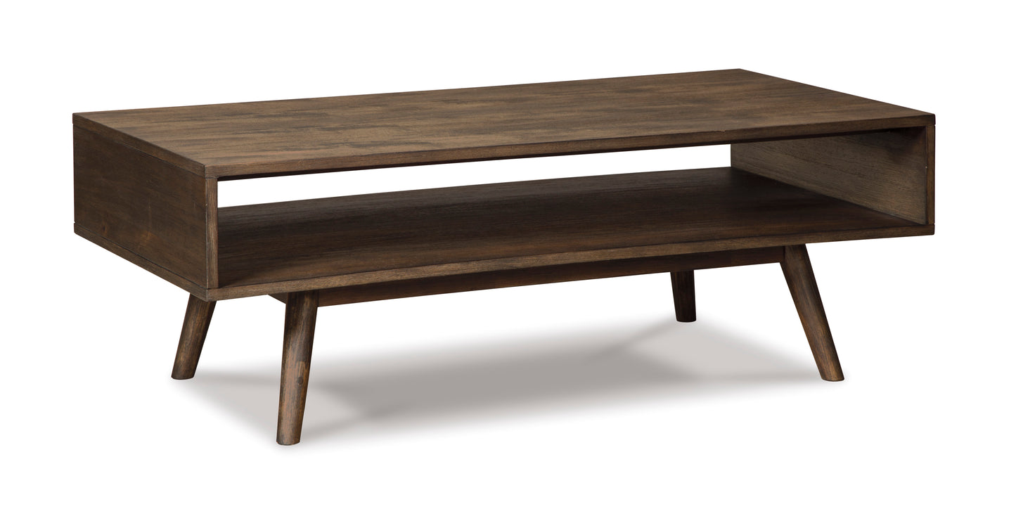 Dark Brown Mid-Century Coffee Table