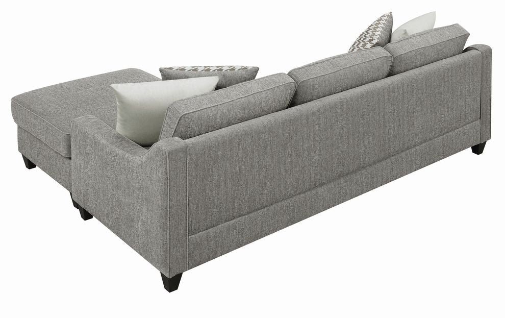 Gray Reversible Sectional Sofa