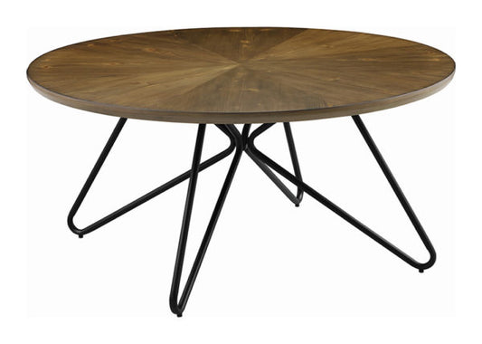Brown & Black Mid-Century Coffee Table