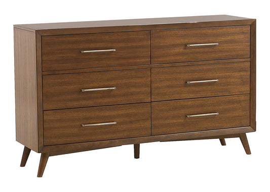 6 Drawer Wood Dresser
