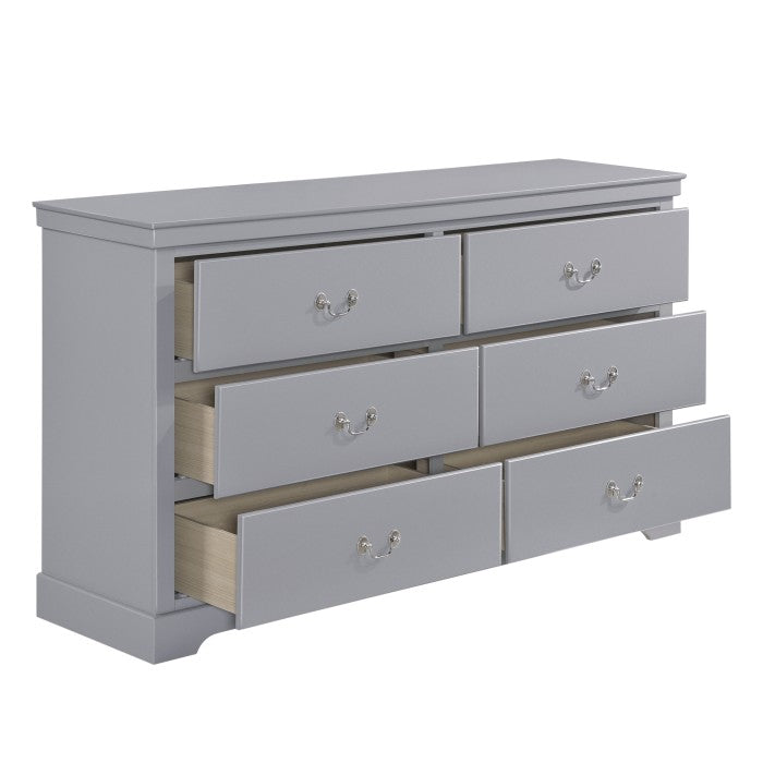 Light Gray Finish Dresser