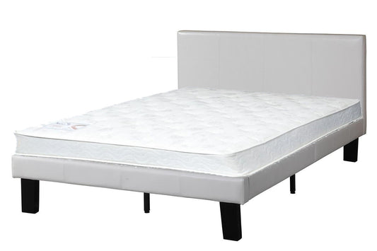 White Full Size Bedframe + Mattress