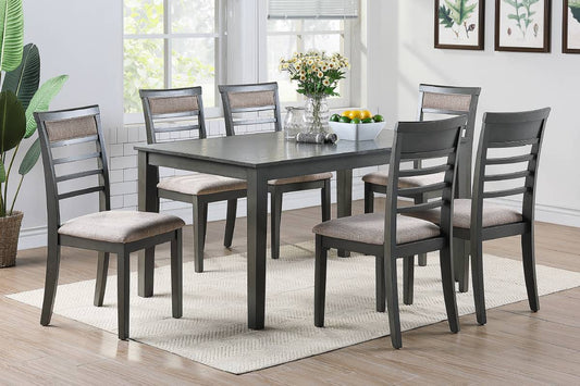 Gray 7 Pc Dining Set