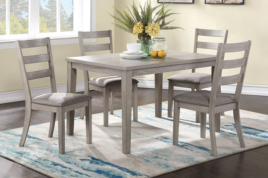 Gray Color 5 Pc Dining Set